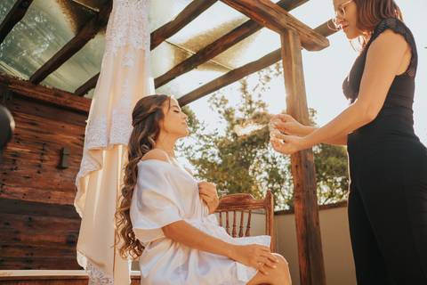 makinf of noiva rustico'