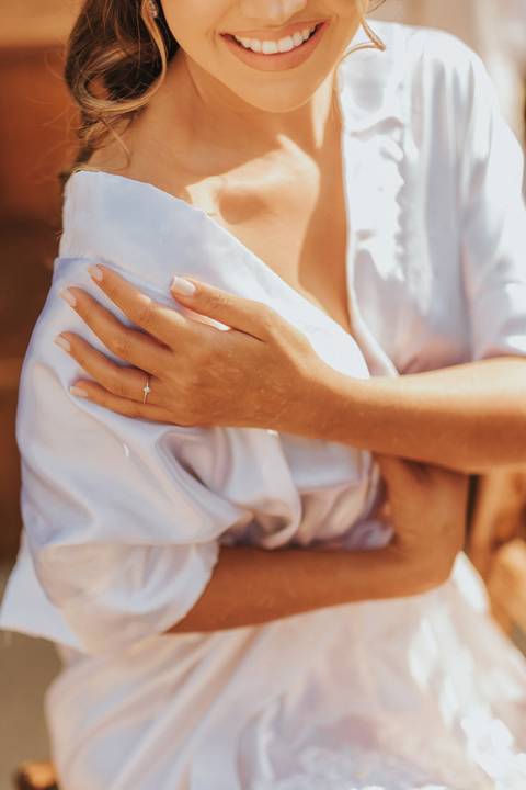 fotos noiva making of com vestido'