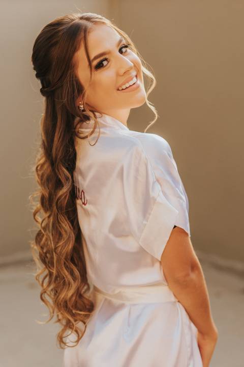 fotos penteados noiva casamento de dia'