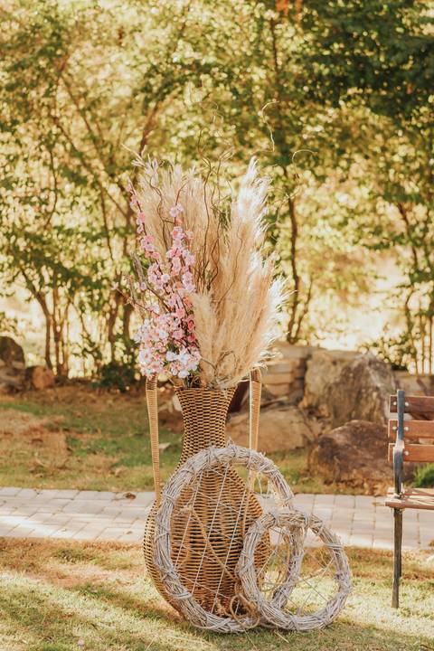 fotos cerimonia casamento sitio paraiso dos coqueiros de dia'