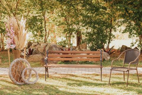 fotos cerimonia casamento sitio paraiso dos coqueiros de dia'