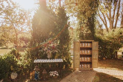 fotos cerimonia casamento sitio paraiso dos coqueiros de dia'