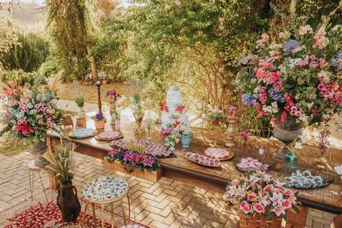 fotos cerimonia casamento sitio paraiso dos coqueiros de dia'
