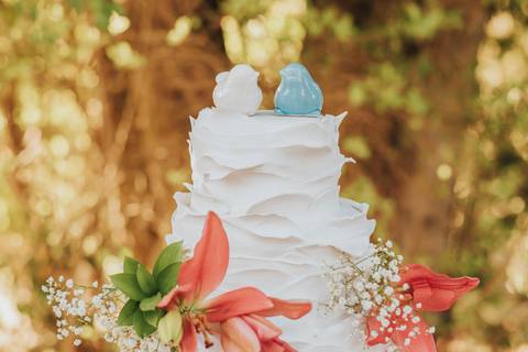 fotos cerimonia casamento sitio paraiso dos coqueiros de dia'