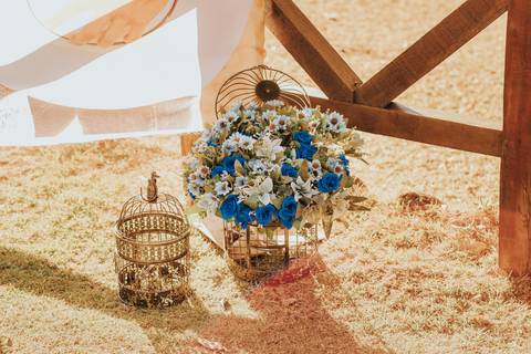 fotos cerimonia casamento sitio paraiso dos coqueiros de dia'