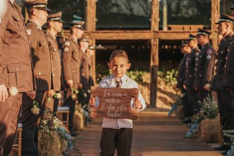 Casamento militar de dia'