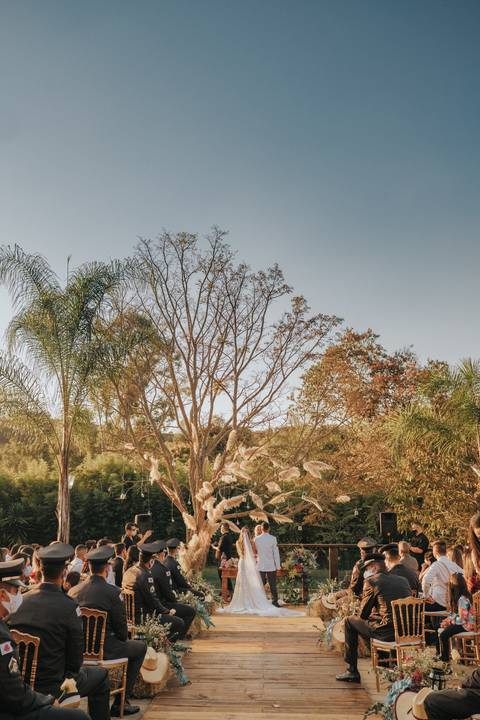 honra militar casamento'