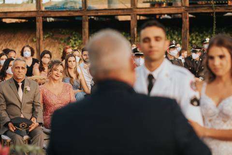 honra militar casamento'