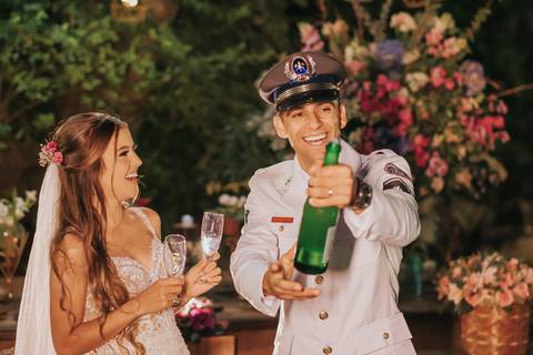 fotos protocolares mesa bolo casamento'