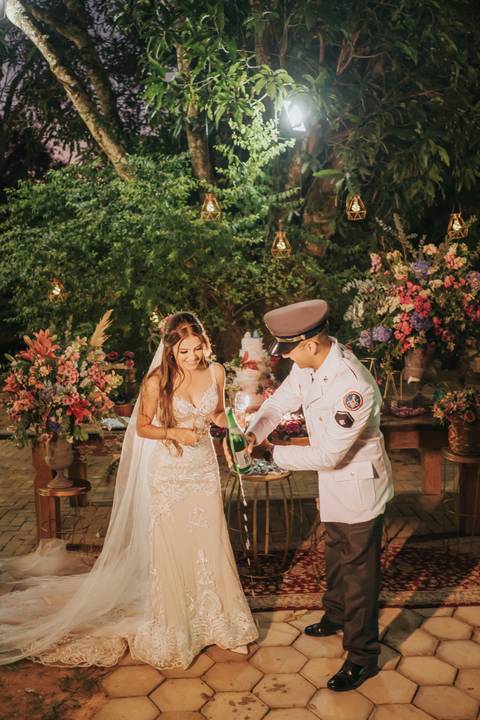 fotos protocolares mesa bolo casamento'