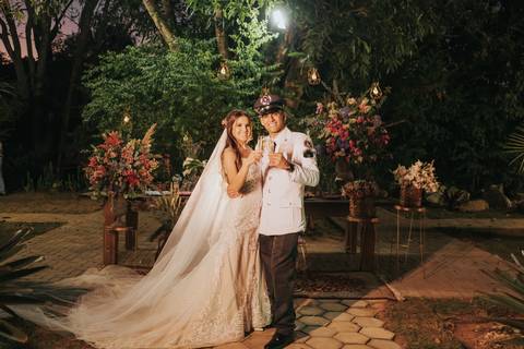 fotos protocolares mesa bolo casamento'