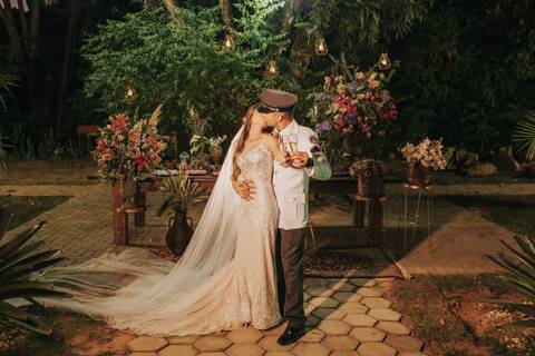 fotos mesa bolo casamento'