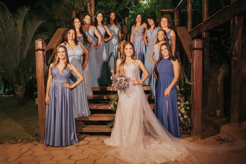 fotos criativas com padrinhos no casamento'