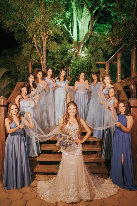 fotos criativas com padrinhos no casamento'