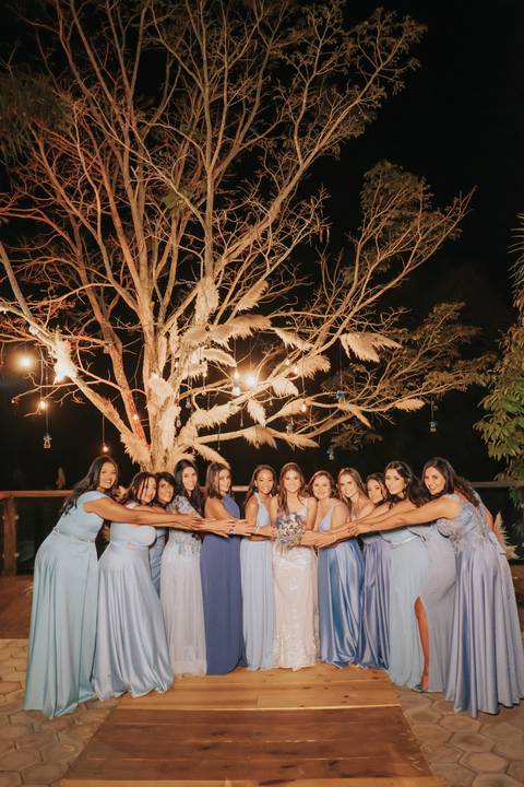 fotos criativas com padrinhos no casamento'