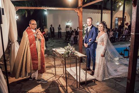FOTOS  CERIMONIA CASAMENTO COLONIAL PAMPULHA BH'