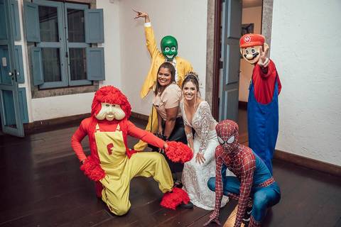FOTOS EQUIPE ZUMBEEDOS CASAMENTO BH'