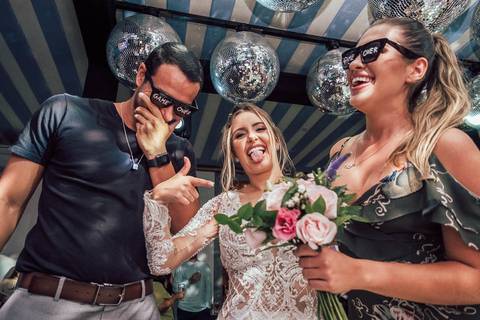 NOIVA JOGANDO BUQUE CASAMENTO BH'