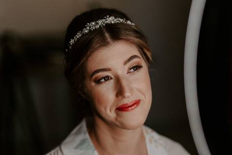 Making of noiva ring light'