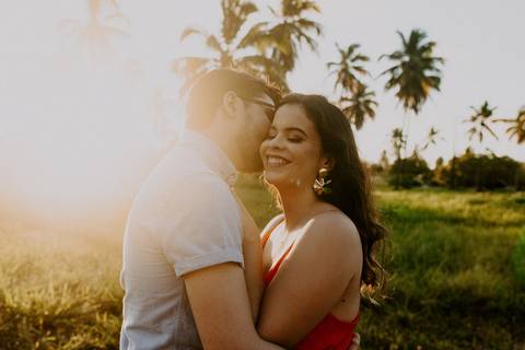 casal na praia piquenique ensaio prewedding casamento nordeste'