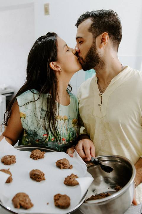 Inspiração Ensaio Casal Pré wedding em casa'
