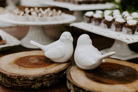 detalhes decoração de casamento simples'