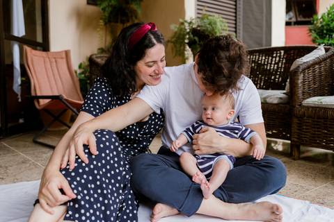 Momentos em família registrados com leveza'