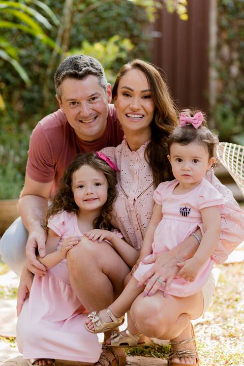 Momentos em família registrados com leveza'