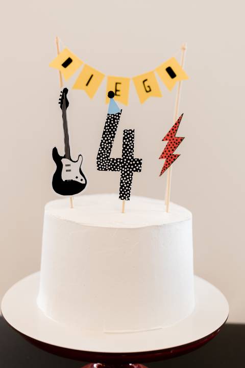 Detalhes da decoração da festa infantil em BH'