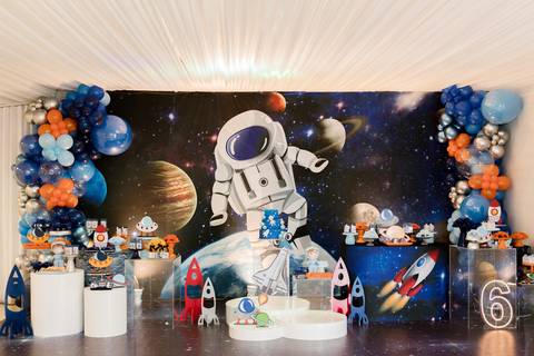 Detalhes da decoração da festa infantil em BH'