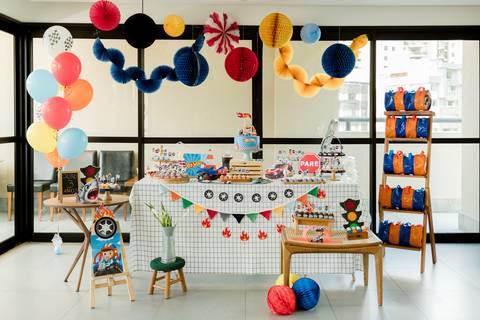 Detalhes da decoração da festa infantil em BH'
