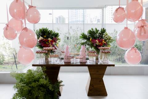 Detalhes da decoração da festa infantil em BH'