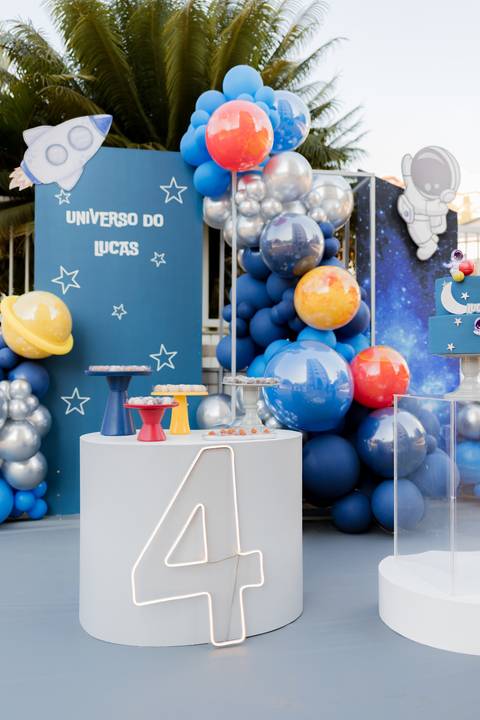 Detalhes da decoração da festa infantil em BH'
