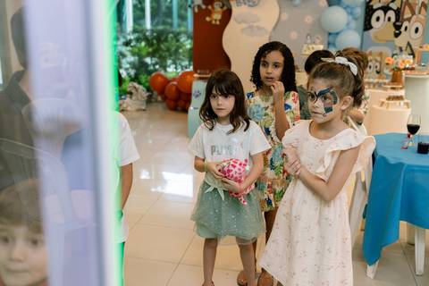 Registro natural de festa infantil em Belo Horizonte'
