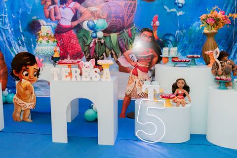 Detalhes da decoração da festa infantil em BH '