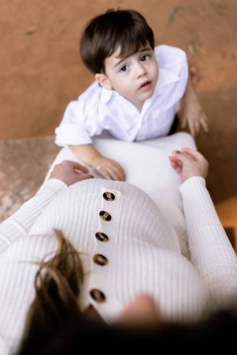 Registro delicado da gestação'