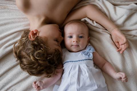 Fotografia de bebê em casa em BH'