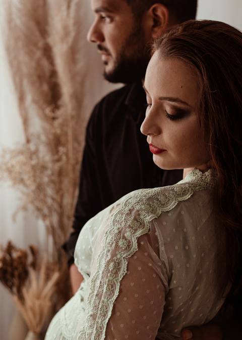 gestante com marido '