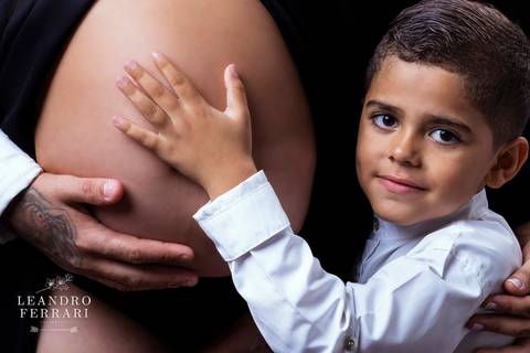 foto gestante irmão mais velho'