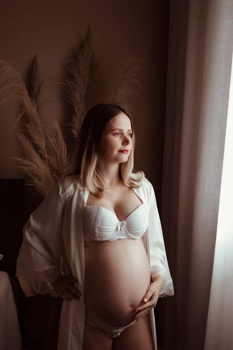 ensaio gestante clássico'