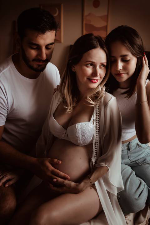 ensaio gestante em rio preto'