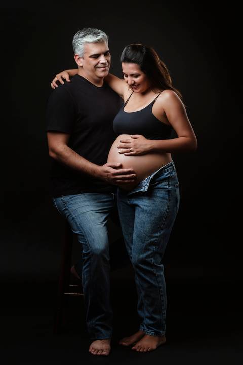 ensaio gestante em rio preto'