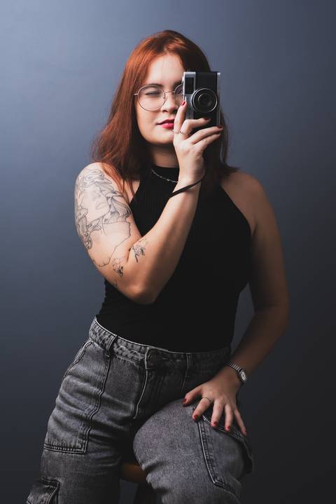 Ensaio feminino em estúdio em Fortaleza'