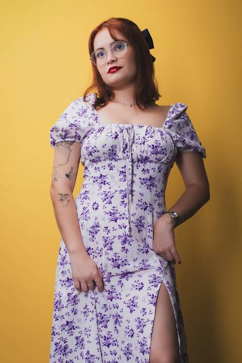 Ensaio feminino em estúdio em Fortaleza'