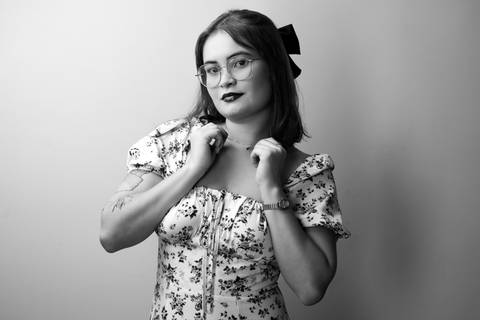 Ensaio feminino em estúdio em Fortaleza'