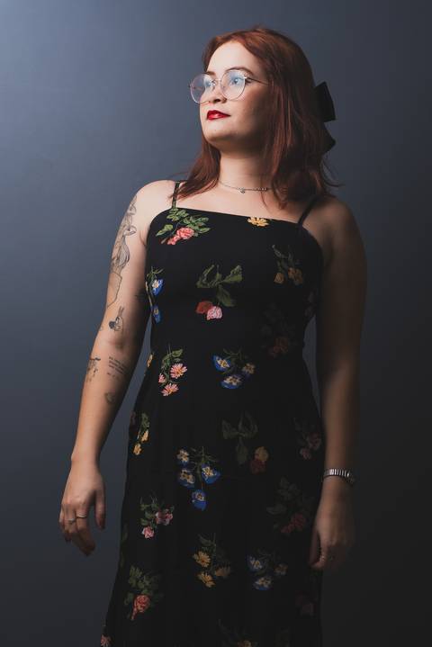 Ensaio feminino em estúdio em Fortaleza'