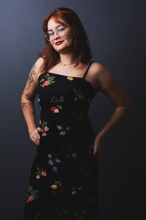 Ensaio feminino em estúdio em Fortaleza'