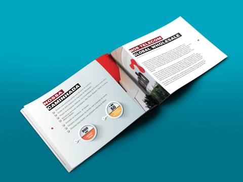 criações de folder flyer catálogos banner somos agencia produtora em fortaleza ceará. Mob telecom'