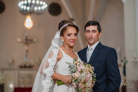 Cerimônia religiosa na Igreja Matriz de Matutina-MG.'