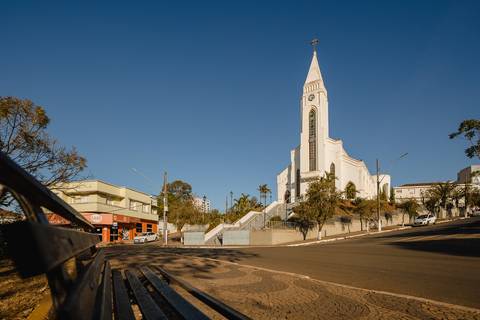 Igreja de São Sebastião (matriz) do município de São Gotardo MG.'